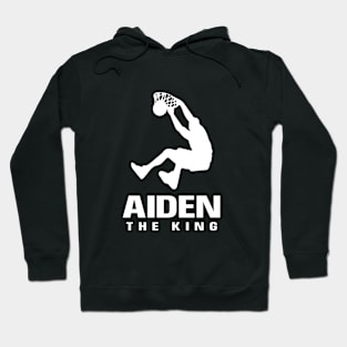 Aiden Custom Player Basketball Your Name The King Hoodie